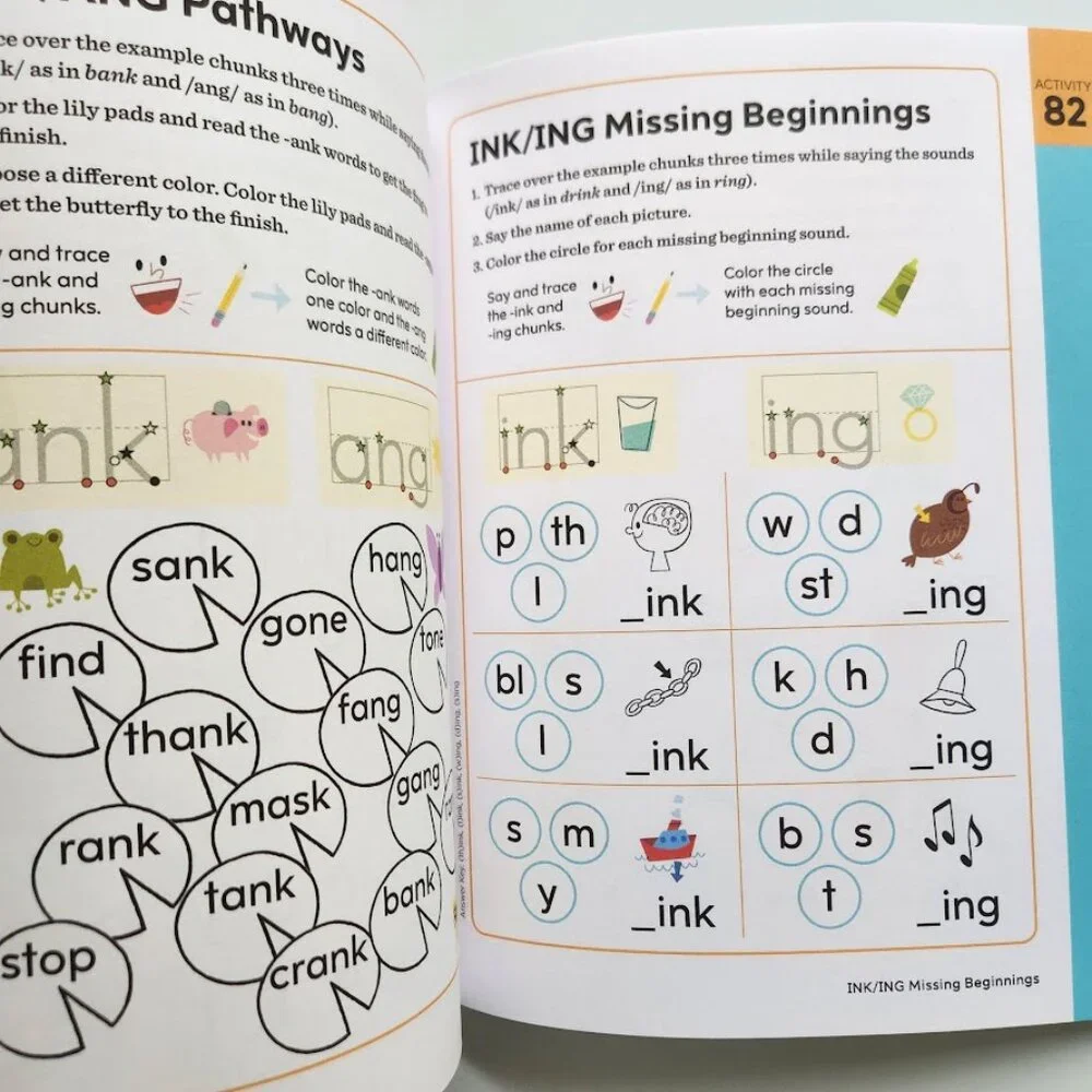 NEW Learn to Read for Kids with Dyslexia Activity Book Workbook 101 Games and Ac